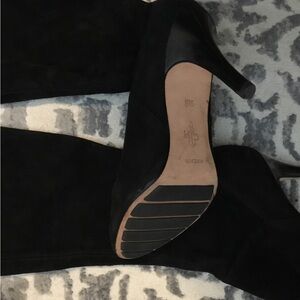 NikeAir Boots Suede Black Pre-Owned